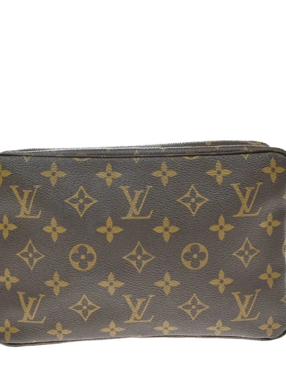 LOUIS VUITTON Trousse Toilette 23 Pouch Hand Bag Monogram Brown M47524 61TA843